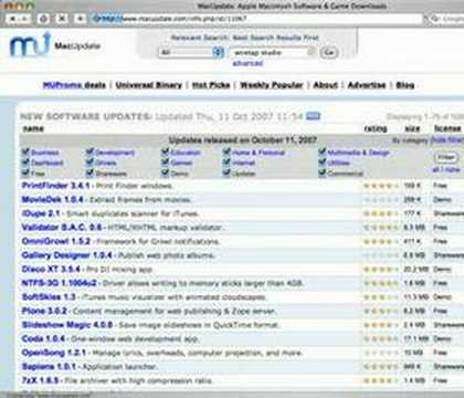 New Fishy MacUpdate Search Results for WireTap Studio