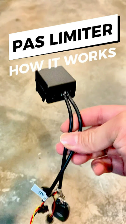 How the PAS sensor based speed limiter works. Make my e-bike slower, said nobody ever!