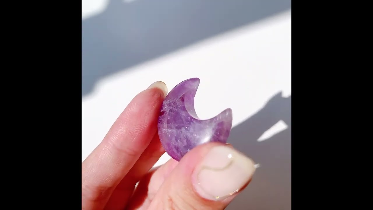 アメジスト 月型 小 | 月型 | Crystals by Purely