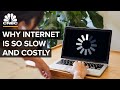 Why internet access is slow and costly in the us