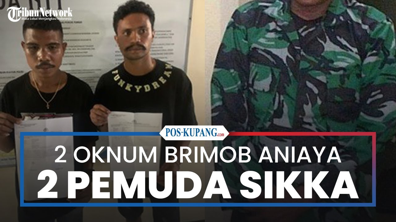 Dua Oknum Brimob Diduga Aniaya 2 Pemuda Sikka