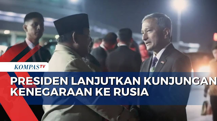 Presiden Prabowo Subianto Lanjutkan Kunjungan Kenegaraan ke Rusia