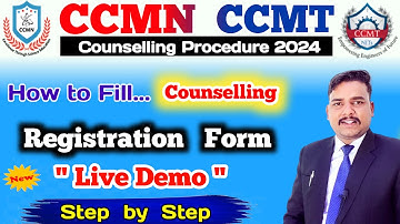 CCMN Counselling 2024 Registration Choice filling | ccmt counselling registration 2025 | ccmn 2025