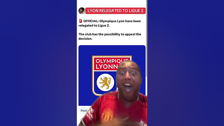 OLYMPIQUE LYON RELEGATED TO LIGUE 2  #lyon #olympiquelyonnais #olympiquelyon