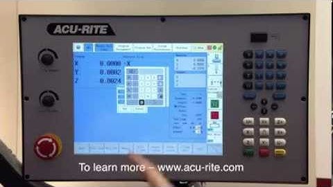 ACU RITE 3500i DEMO 2    Programming Overview