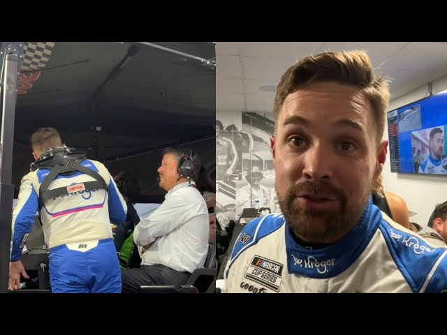 Ricky Stenhouse Jr. says He'll Be Waiting on Kyle Busch Post-Race to Handle It After Wreck class=