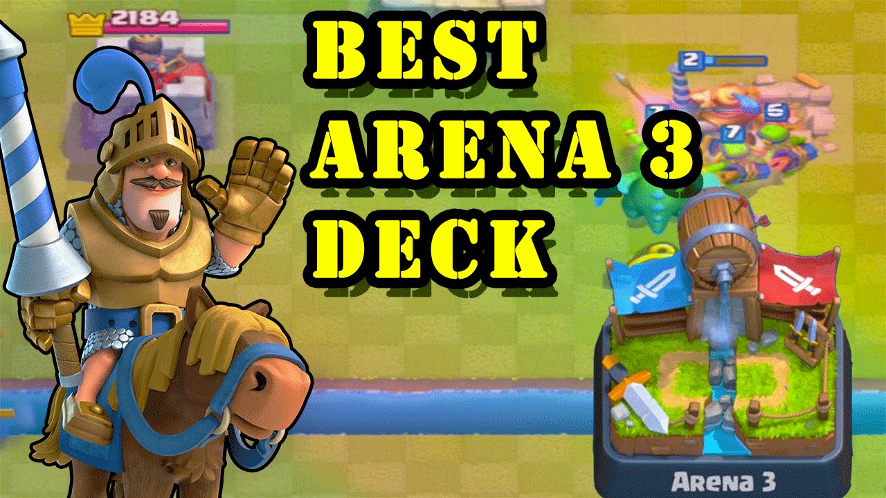 Clash Royale BEST Arena 3 Battle Deck How to Pro as a Beginner