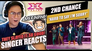 [BETTER QUALITY] 2ND CHANCE - HARD TO SAY I'M SORRY [X Factor Indonesia 2021] | SINGER REACTION