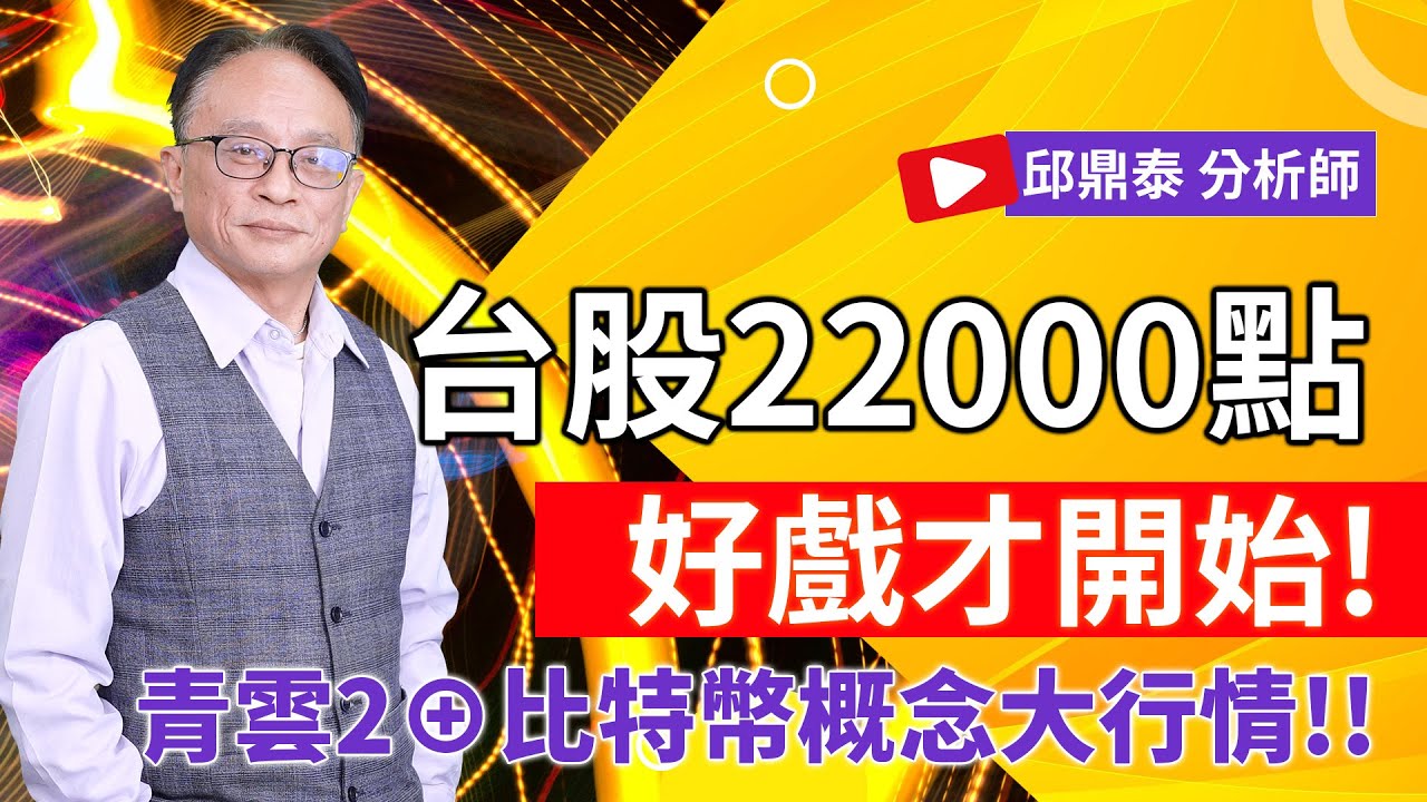 理周TV-20250514盤後-邱鼎泰 鼎泰瘋台股／台股22000點好戲才開始! 青雲2⊕比特幣概念大行情!!