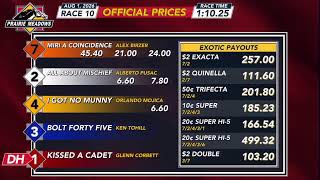 Prairie Meadows Live Horse Racing 8/01/2026