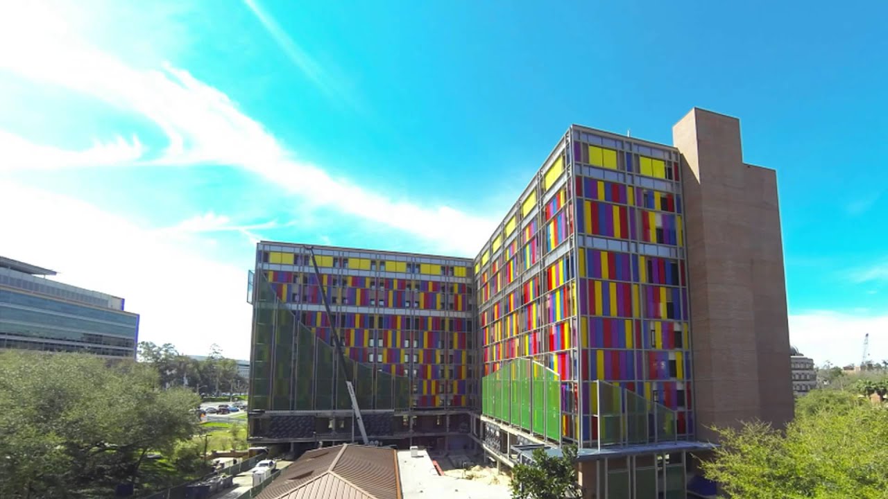 Shands North and South Tower time lapse YouTube