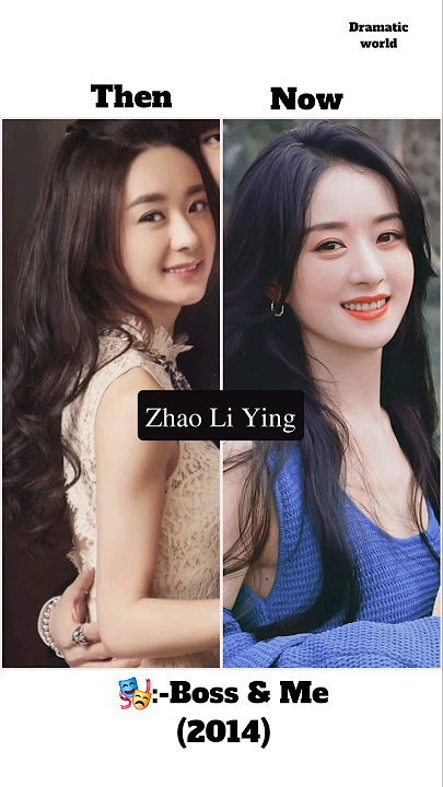 Boss and me ||  C-Drama || Then &  Now pic 📸 #cdrama #thenandnow #youtube