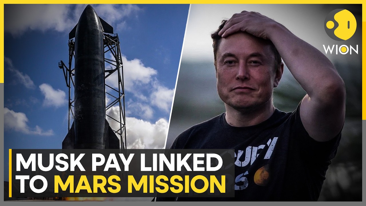 SpaceX Ties Musk Compensation To Mars Colonization Goal | WION - YouTube