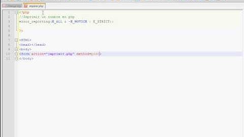 Imprimir un nombre en PHP