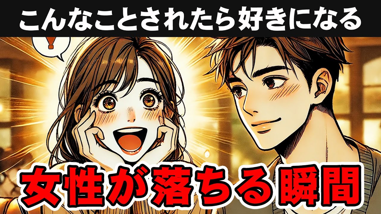 こんなことされたら好きになる!女性が惚れる瞬間!女性心理から見る惚れポイント10選【恋愛心理学 / 恋愛雑学 / 心理テクニック / 女性心理 ...
