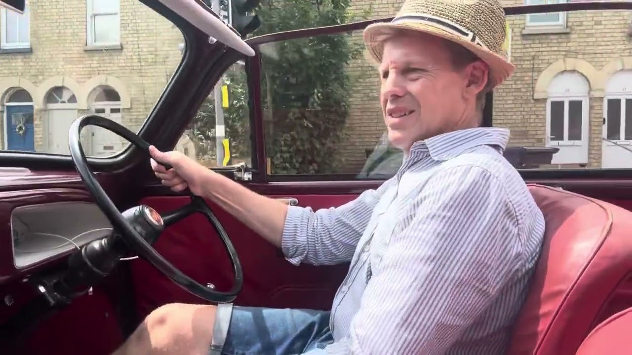 Man drives to Cambridge in Morris Minor
