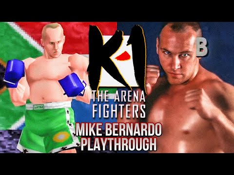 K-1 The Arena Fighters (PS1) - MIKE BERNARDO Playthrough Longplay Gameplay - 1080p