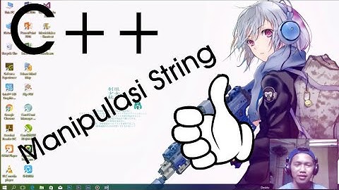 #Manipulasi String: Cara membuat Program strrev di C++