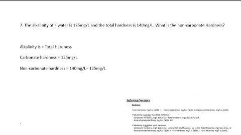 Hardness Problems/Drinking water math. Total hardness/Permanant vs Temporary mg/L to GPG