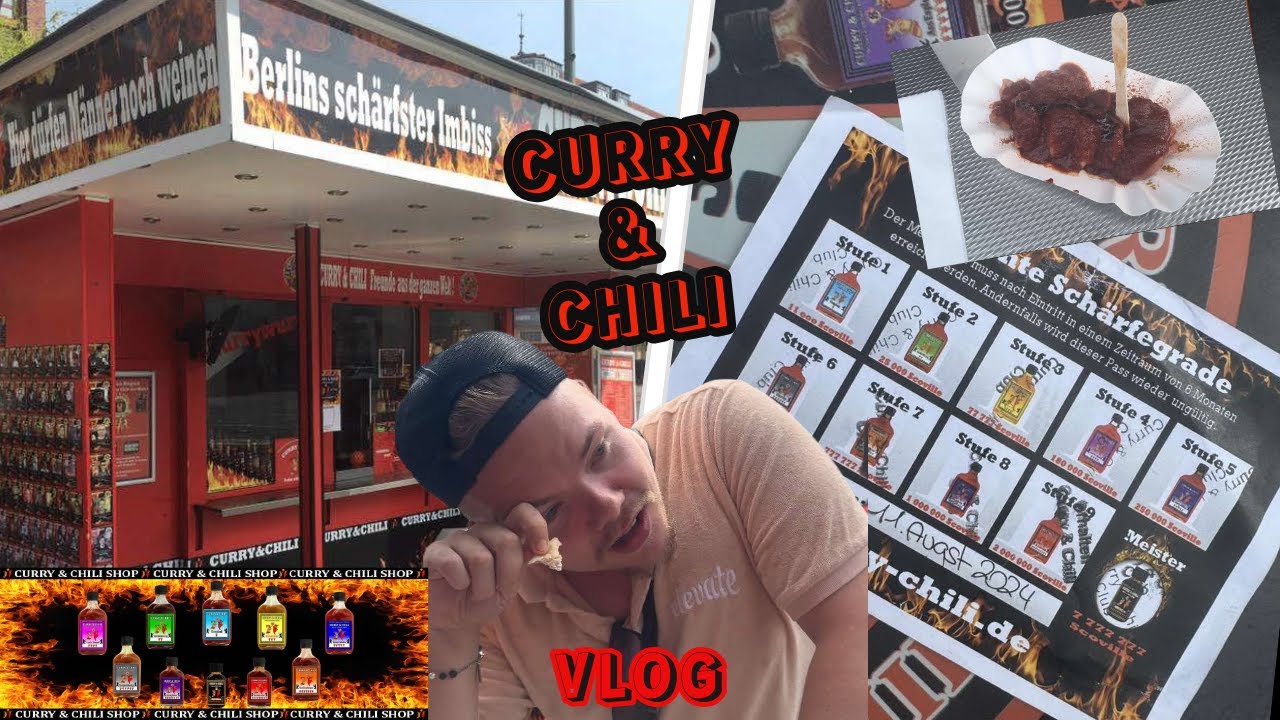 ICH esse die schärfste CURRYWURST (7,7 Mio Scoville) in Deutschland!🔥😱 | Curry & Chili