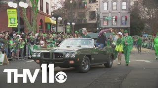 Arkansans celebrate at the World's Shortest St. Patrick’s Day Parade in Hot Springs
