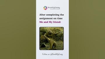 me and my friend when completed assignment on time #assignment #studentlife #memes