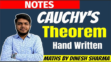 upsc maths optional notes (hand written) | cauchy