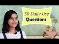 50 daily use questions  improve your english speaking skills  adrija biswas