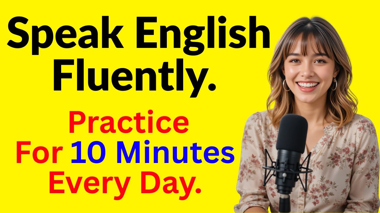 Speak English Fluently (Do THIS For 10 Minutes a Day!) - YouTube