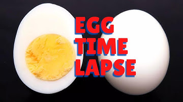 Boiled Egg! Time Lapse!