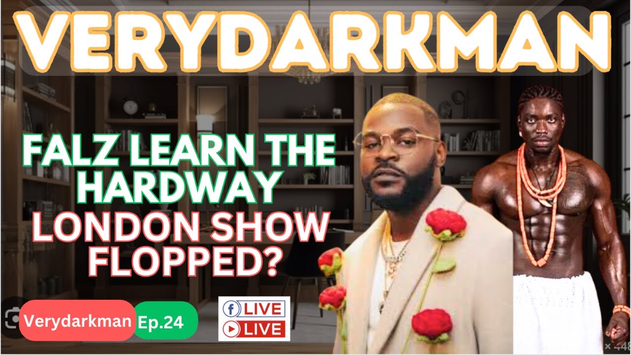 VERYDARKMAN FALZ LEARN THE HARDWAY LONDON SHOW FLOPPED - YouTube