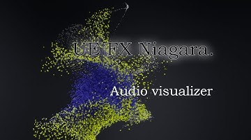 Unreal Engine FX Niagara audio visualizer