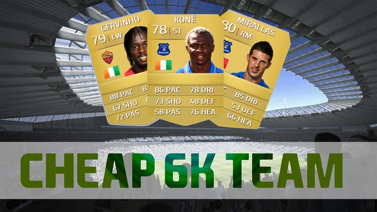 FIFA 14 Squad Builder ¦ 6k Budget Squad for TOTY