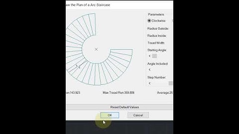 how to draw circular staircase using autocad