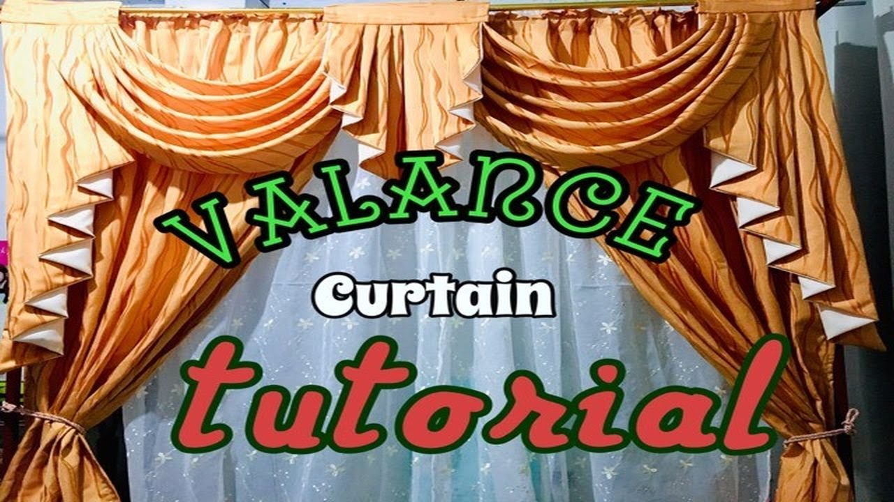 Elegant Valance Curtain With Tails Tutorial You