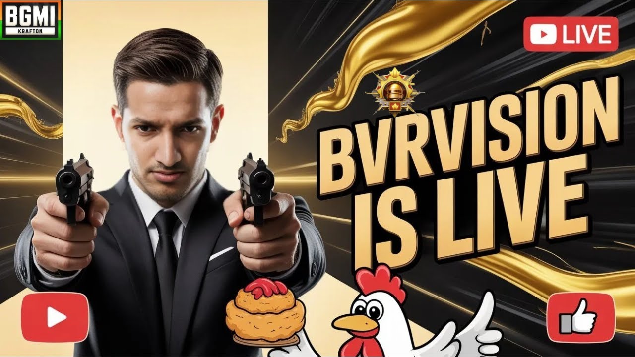 POCO F5 90FPS 😳 | BVRVISION IS LIVE – Chicken Pakki!