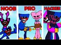 FNF Huggy Wuggy Character Test | NOOB vs PRO vs HACKER | Gameplay VS Playground