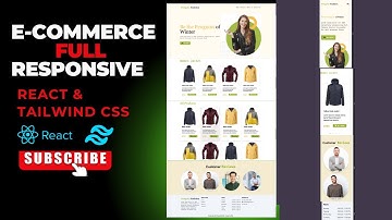 🔥Complete Ecommerce Website using React JS and Tailwind CSS| full Responsive | Step by Step Tutorial