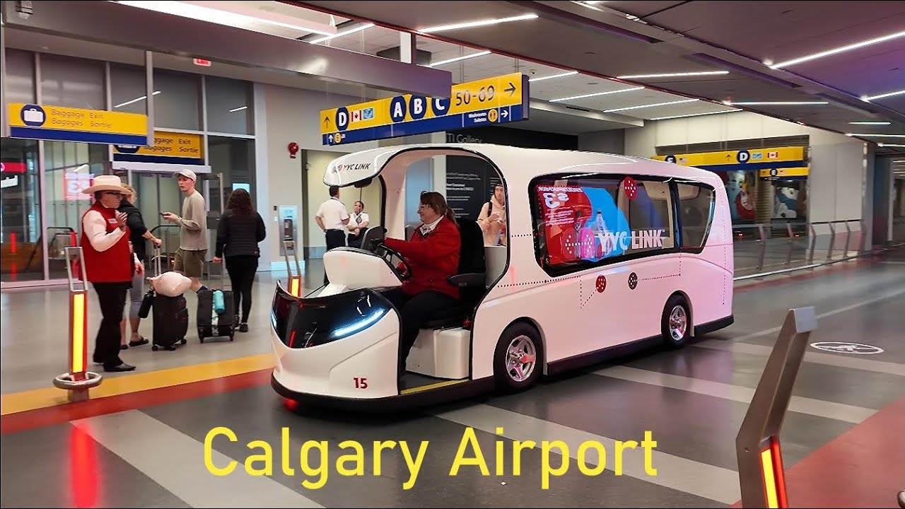CALGARY International Airport - Departure Walking Tour