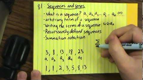 8.1: Sequences and series (intro)