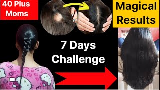 7 Days Challenge to Regrow Hair Naturally 40 Plus Mom Hair Fall Solution #Regrowhairnaturally #hair