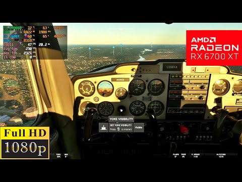 Microsoft Flight Simulator 1080p Ultra graphics settings (RX 6700XT+R5 3500X)