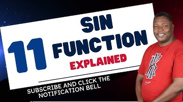 The SIN Function in Excel - Explained!