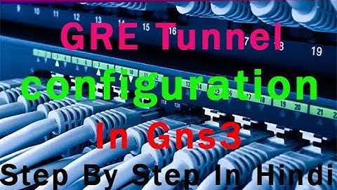 How to configure GRE Tunnel between Cisco Routers || Gre tunnel configuration in gns3