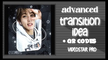 TRANSITION IDEA - advanced pic in pic null slide + qr codes | videostar 