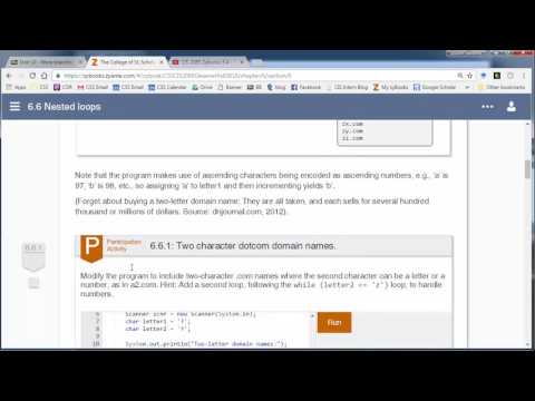 CIS 2085 zybooks 6.6