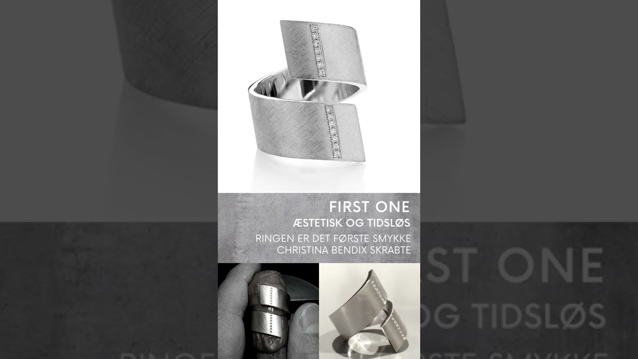 First One - det første smykke af eget design, guldsmed Christina Bendix skabte.
