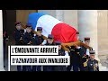 L'émouvante arrivée d'Aznavour aux Invalides, sur le son d'un duduk