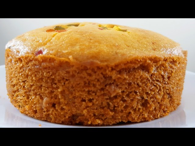 No முட்டை, No ஓவன், No பட்டர் கஸ்டர்டு கேக் | Custard Cake Recipe Without Oven | Easy Eggless Cake | San Samayal Recipes