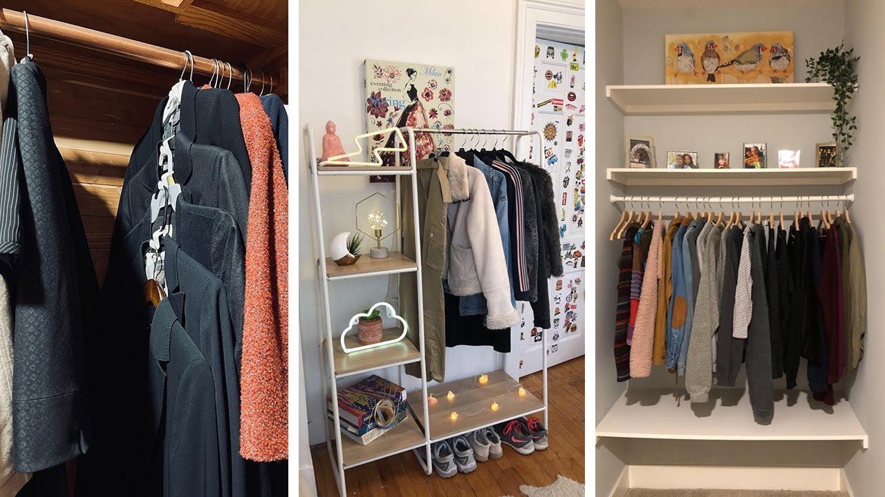 12 No-Closet Clothes Storage Ideas